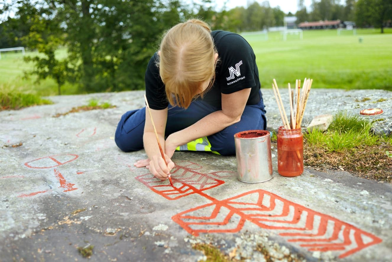 Lansering av app om hällristningsområdet Himmelstalund